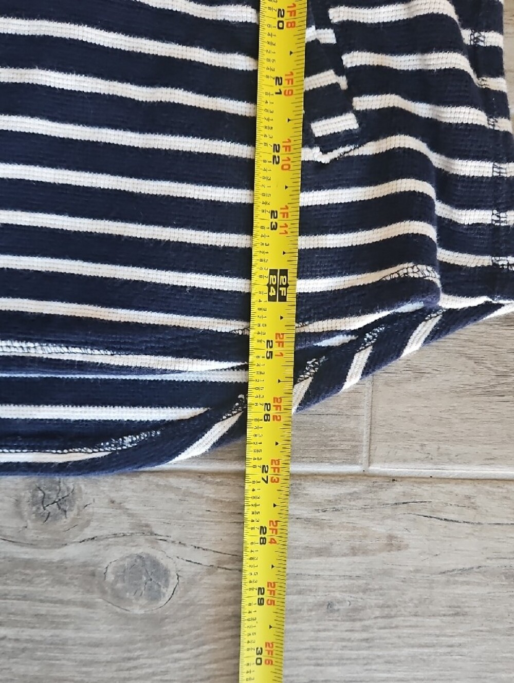 J. Crew Navy and White Striped Top - Picture 11 of 11